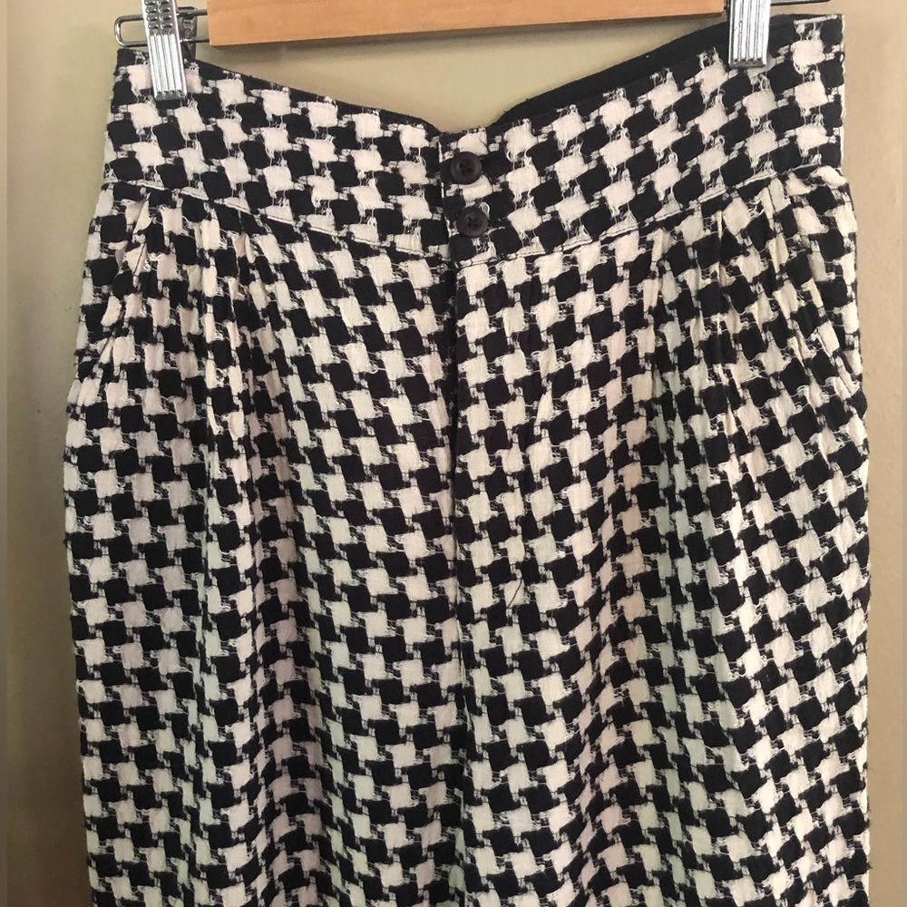 Ace & Jig Kate Trousers high-waist button pants in Tuxedo textile